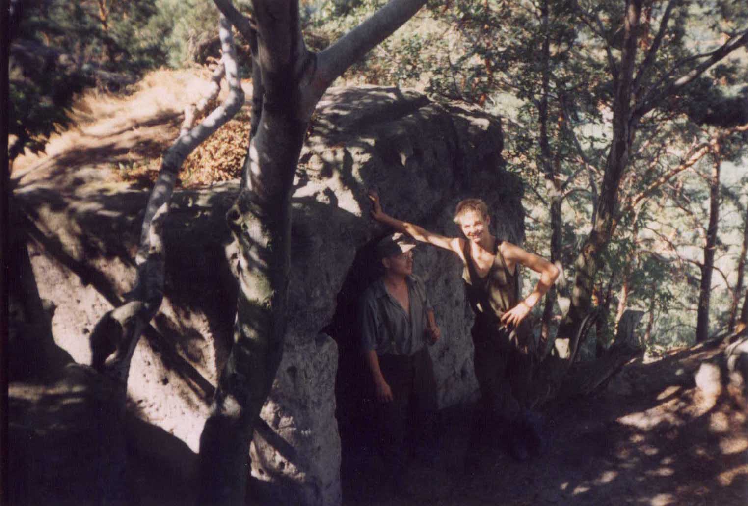 S Jardou na Pustém zámku někdy v r.1995