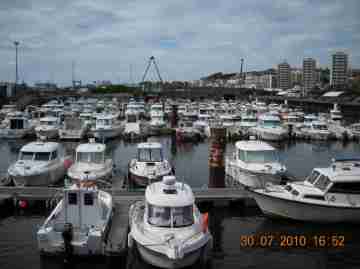 Parkoviště lodí v Boulogne
